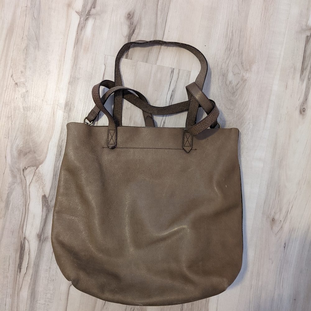 Madewell Green Transport Tote